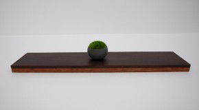 + 恵矩堂 = お盆 [ 恵幾 ] 本紫檀+ブビンガ